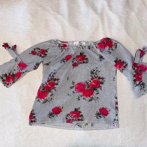 floral blouse